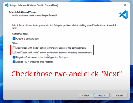 Add some actions to your right click