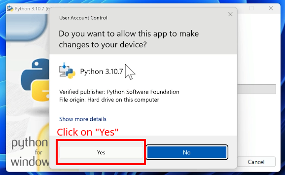 allow installer to install python