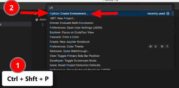 Create venv