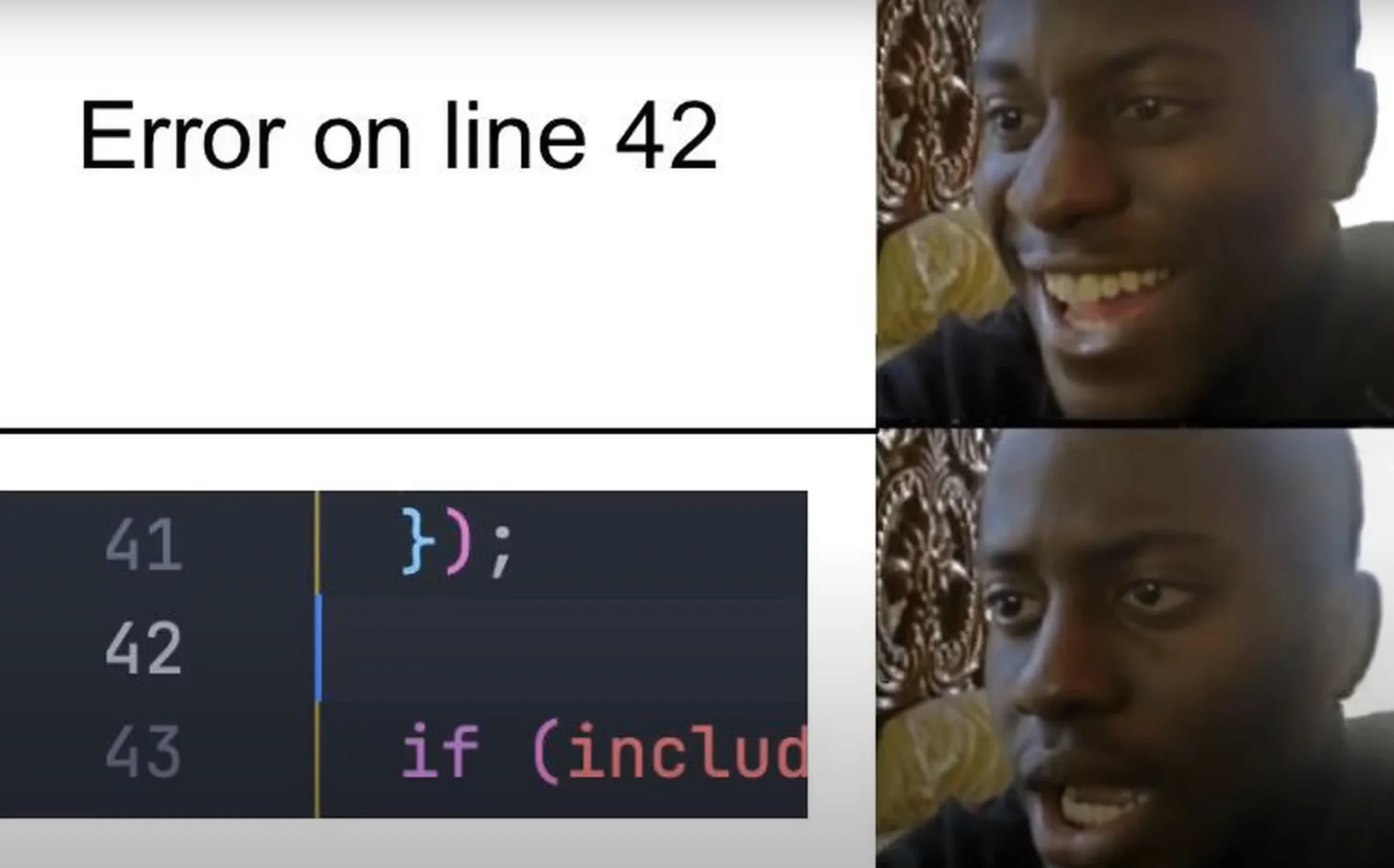 Error on line 42, something like this will happen to you if you do not use functools.wraps decorator